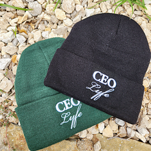Load image into Gallery viewer, CEO LYFE Beanies Headwear for cold weather Fall and Winter Edition
