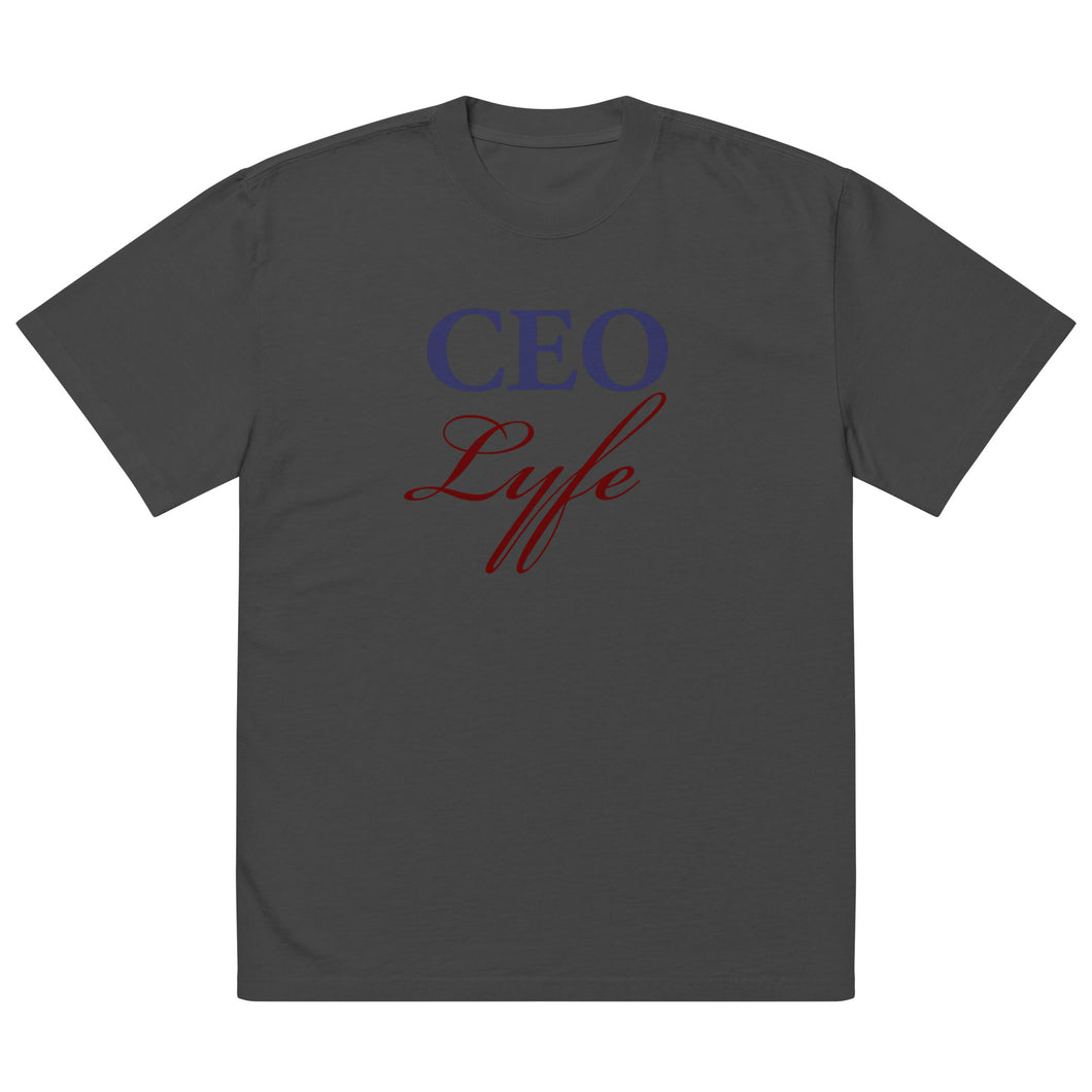 CEO Lyfe Oversized faded t-shirt