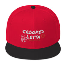 Load image into Gallery viewer, Crooked Letta Snapback hat
