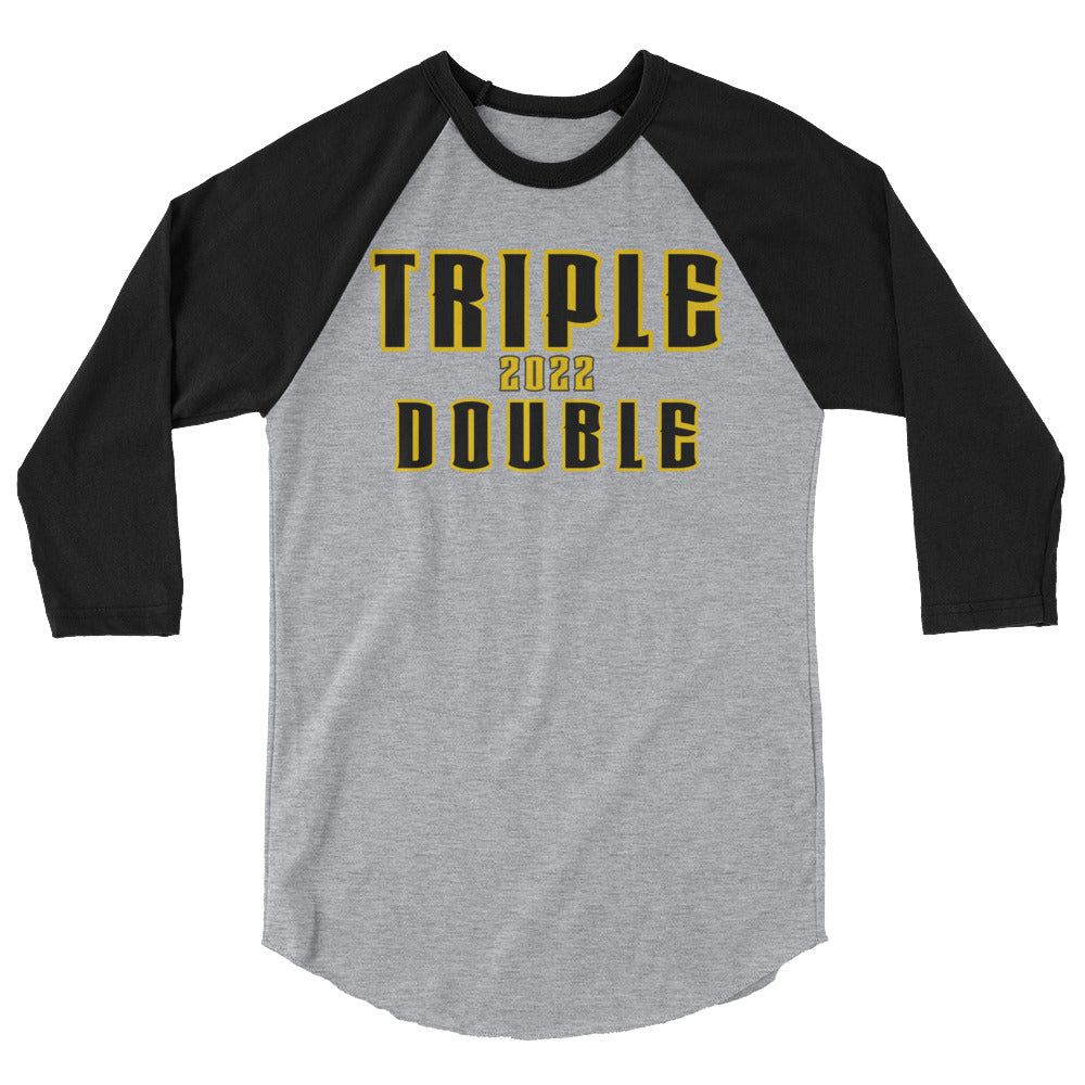 Triple Double 3/4 sleeve  shirt