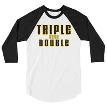 Load image into Gallery viewer, Triple Double 3/4 sleeve  shirt
