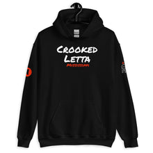 Load image into Gallery viewer, Crooked Letta Unisex Hoodie
