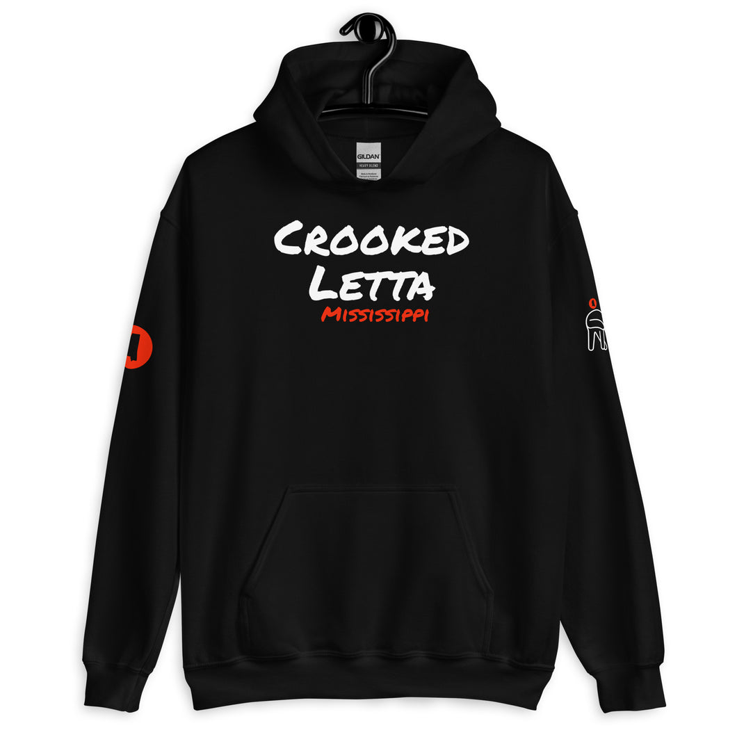 Crooked Letta Unisex Hoodie