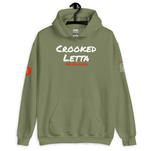 Load image into Gallery viewer, Crooked Letta Unisex Hoodie
